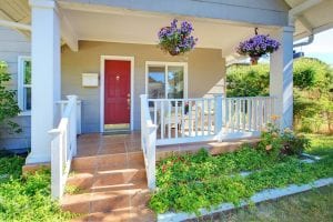 improve curb appeal by repainting your front door